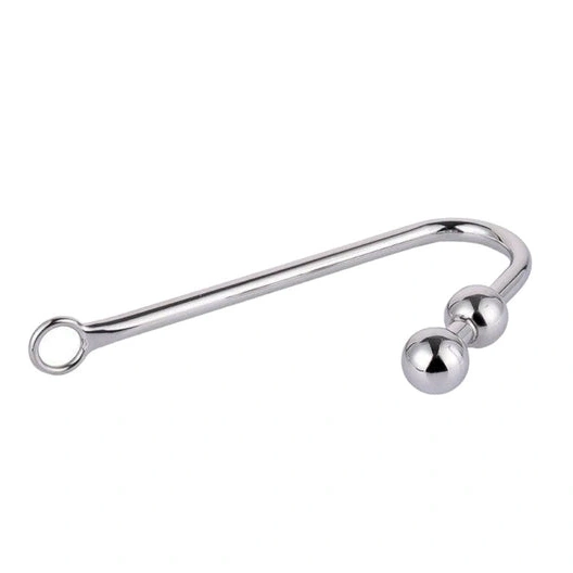 Pleasurable Balls Stainless Anal Hook Steel 4417 Two 0328